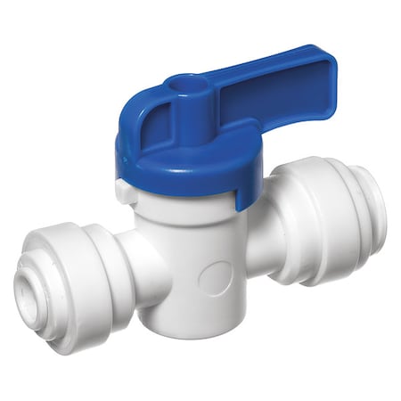 Usa Industrials ZUSA-VLV-72 - Manual 2-Way Ball Valve,Push,Acetal