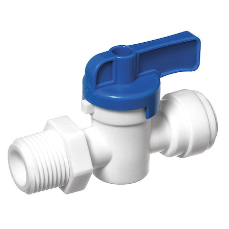 Usa Industrials ZUSA-VLV-79 - Manual 2-Way Ball Valve,Pushx NPT,Acetal