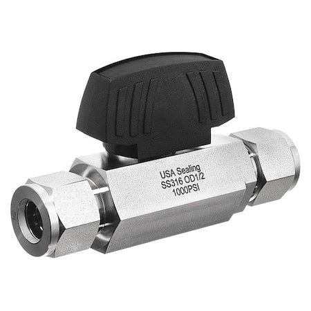 Usa Industrials ZUSA-VLV-84 - Manual 2-Way Ball Valve,NPT,316 SS