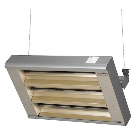 Fostoria 343-30-THA-240V - Electric Infrared Heater, 1 or 3 Phase, Aluminum, 240 V AC