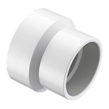 P102-422 - PVC Reducing Coupling, Socket, 4 in x 3 in Pipe Size