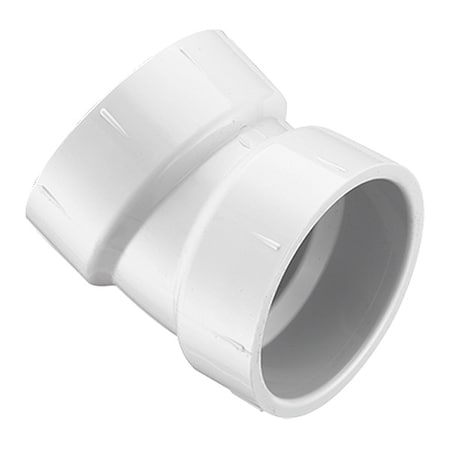 P324-060 - PVC Elbow, 22-1/2 Degrees, Socket, 6 in Pipe Size