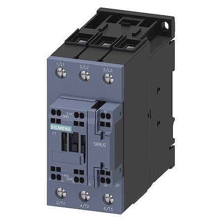 Siemens 3RT20363AK60 - IECPower Contactor,No Reversing,110/120 VAC