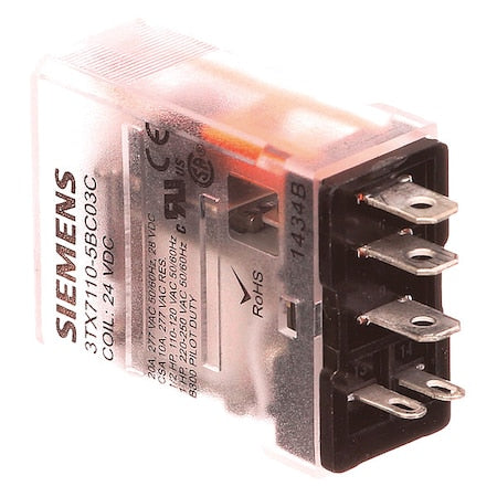 Siemens 3TX71105BC03C - Plug-In, Plug-In Relay, Square, 15 A, 5 Pins