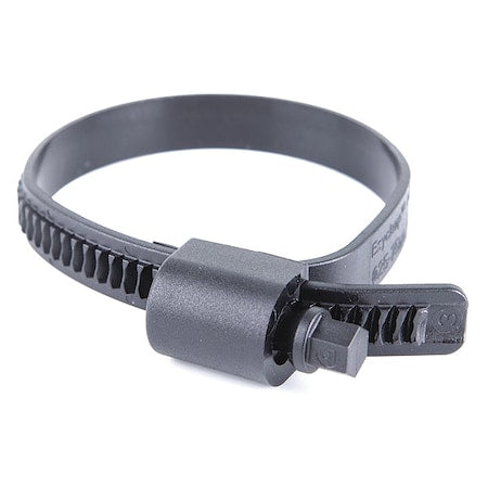 PWD-13-75-SC-PA66-BK - Worm Gear Hose Clamp, Plastic, Hex, PK10