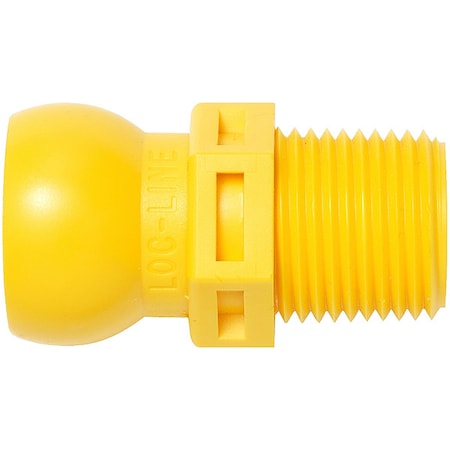 Loc-Line 57864 - Acid Resist,Male,NPT Connector,3/8,PK50