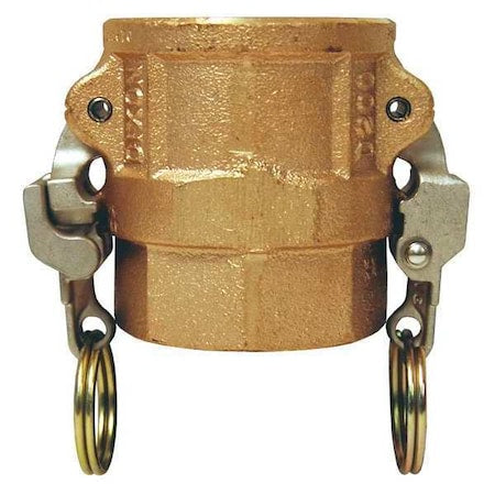Dixon BD200EZ - EZ Cam and Groove,Coupler x FNPT,2",BR