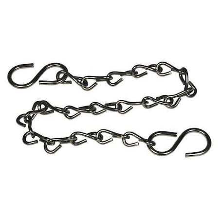 Dixon CH-SS-12 - Jack Chain with S Hook Stainless,12"