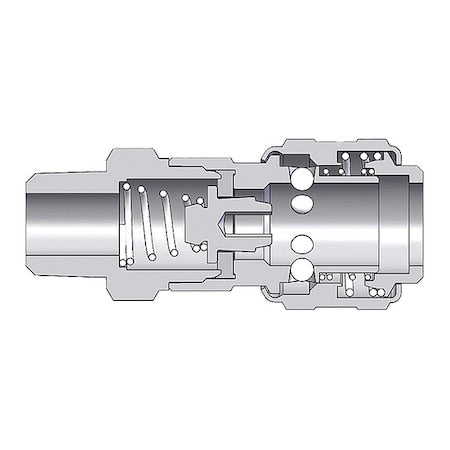 Dixon 2DM2-S - D-Series MNPT, 1/4", Coupler, 1/4", SS