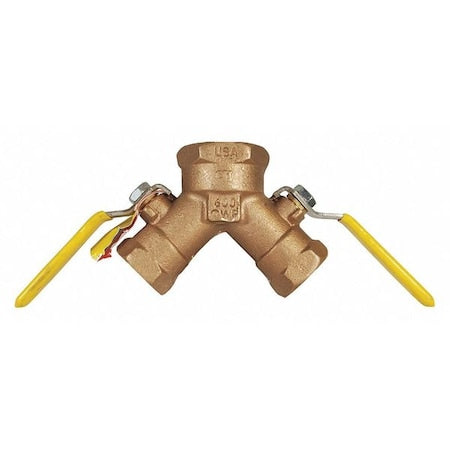 Dixon BBV125DWV - Manual 3-Way Ball Valve,1 1/4",Bronze
