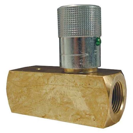 Dixon BFC400 - Series F Flow Control Valve,Brass,1/4"