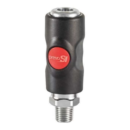 Prevost USI 061253 - Tru Flate Safety Coupler, 1/2 in MNPT