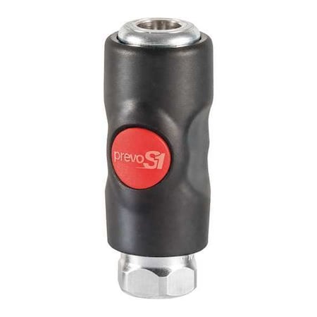 Prevost USI 061201 - Safety Coupler, Tru Flate, 1/4 in FNPT