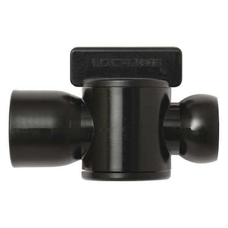 Loc-Line 39853-BLK - Female NPT Valve,Black,1/2",PK10