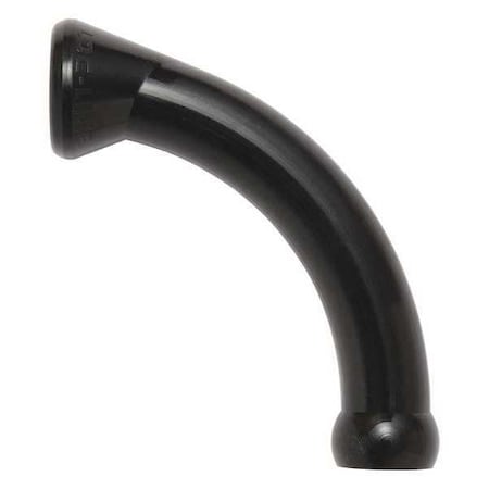 Loc-Line 49457-BLK - Extended Elbows,Black,1/4",PK20