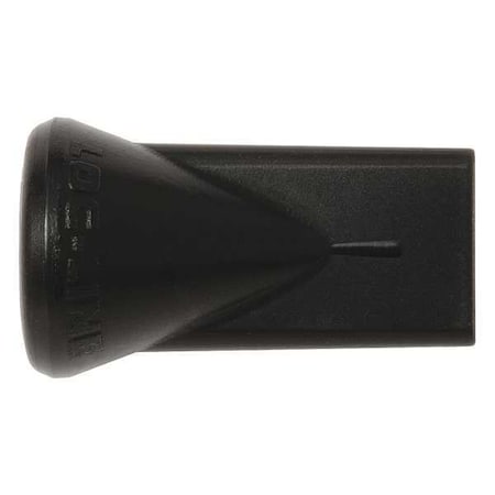 Loc-Line 49451-BLK - Flat Slot 40 Nozzle,Black,1/4",PK20