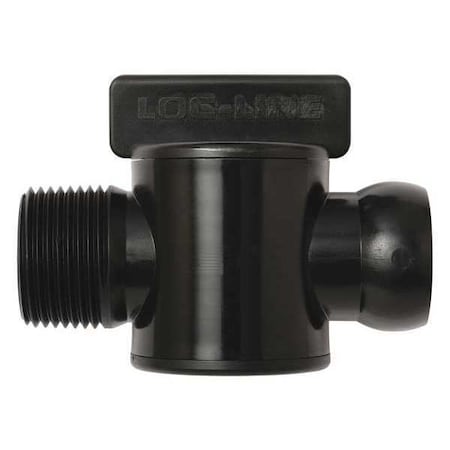 Loc-Line 69556-BLK - Male NPT Valve,Black,3/4",PK10
