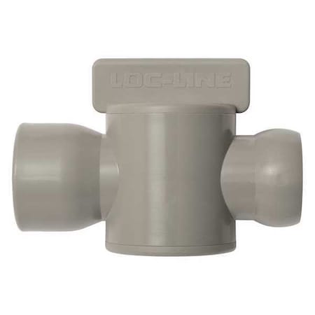 Loc-Line 69557-G - Female NPT Valve,Gray,3/4",PK10