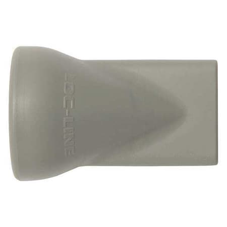 Loc-Line 59890-G - Flat Slot 80 Nozzle,Gray,1/2",PK20