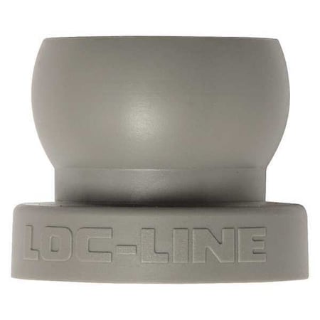 Loc-Line 59896-G - Fixed Mount,Gray,1/2",PK20