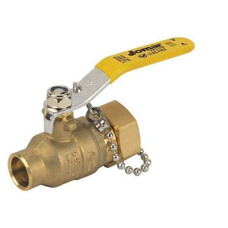 Jomar Valve S-100HSG - LF Brass Cap and Chain Valve,CXC,3/4"