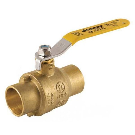 Jomar Valve JF-100SG - LF Brass Ball Valve,SS Trim,CXC,1/2"