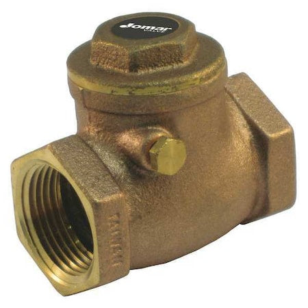 Jomar Valve T-501 - 4" NPT Brass Horizontal Check Valve
