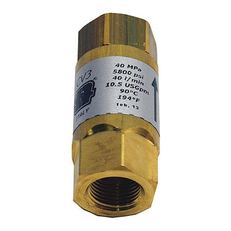 A.R. North America 4074000001 - Check Valve 5800psi 3/8 Fx2