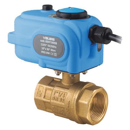 Bonomi 8E864LF-003-1/2 - 1/2" Electric Brass Ball Valve 100/240 VAC
