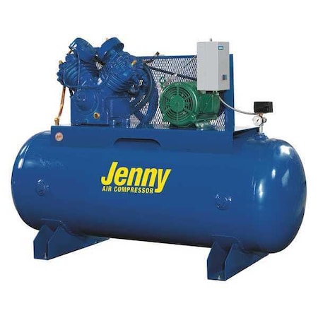 Jenny U75B-80-460/3 - Air Compressor, Stationary, 27.2cfm, 175psi