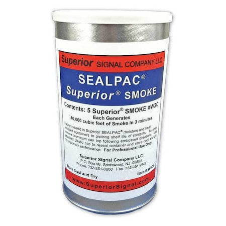 Superior Smoke 3WCF - Smoke Candles,3 min.,PK5