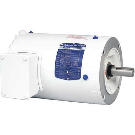 Baldor-Reliance VEWDM3546 - Three-Phase Washdown Motor, 1 hp HP, 56 C Frame, 230/460 V AC Voltage, 1,770 RPM Nameplate RPM
