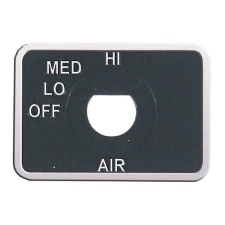 Maradyne 1660-1 - Switch Plate,2"x12/32"