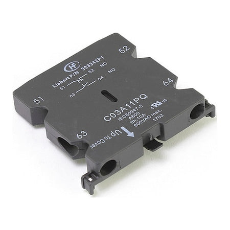 Liebert 303342P1S - Switch,Auxiliary Contactor
