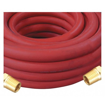 Apache 98129731 - 1" x 50 ft Multipurpose Air Hose 300 psi Red