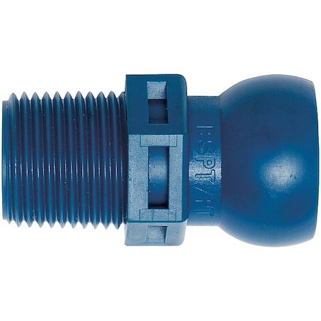 Loc-Line 59876 - BSPT Connector,3/8 In,PK50