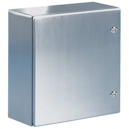 Rittal WM161208NC - 1/4 Turn Latch Electrical Enclosures, 15.80 in H, 8.30 in D, 12 in W, 1, 12, 3 R, 4, Steel