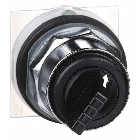 Schneider Electric 9001KS11B - Short Handle Selector Switch,Blk,2 Pos,30mm