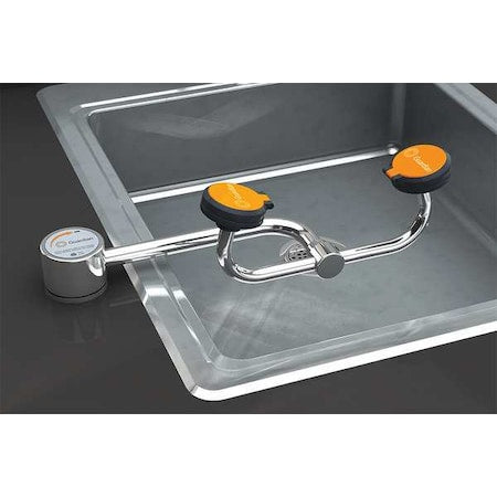 Guardian Equipment G1774LH - Plumbed Eyewash, Counter Mount, Plumbed, 4 5/12 in H., 13 in W