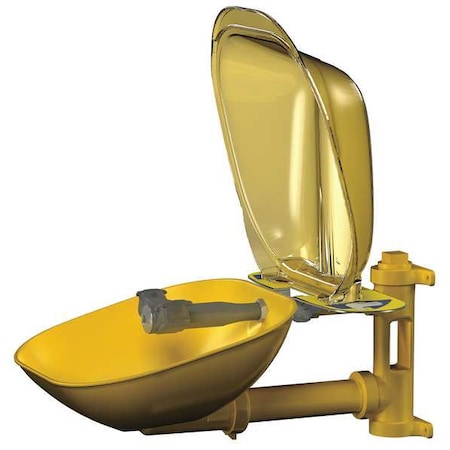 Bradley S19224PDC - Plumbed Eyewash, Wall Mount, Plumbed, 14 2/3 in H., 15 1/2 in W