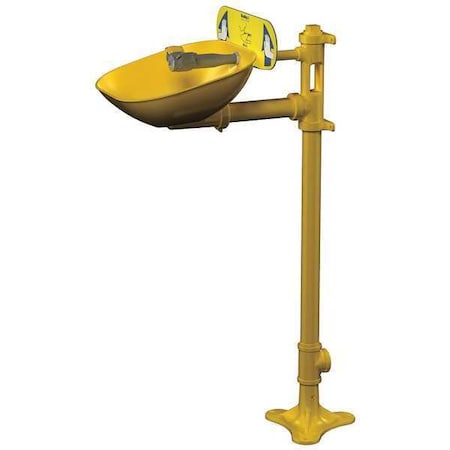 Bradley S19214EW - Plumbed Eyewash, Floor Mount, Plumbed, 41 1/2 in H., 15 1/2 in W