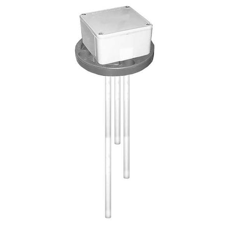 Lumenite PHS33ES15T12",18",24" - Liquid Lvl Probe,SS,12"/18"/24"Prob,Flange