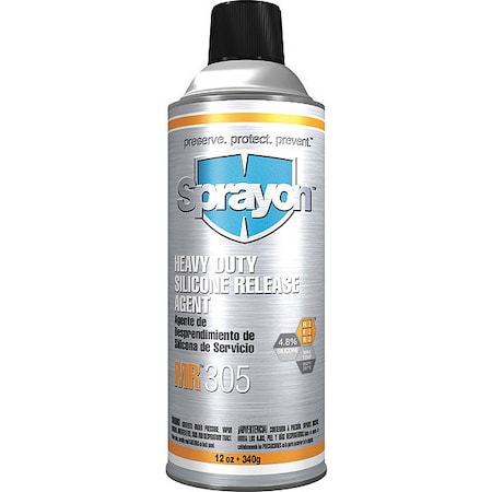 Sprayon S00305000 - Silicone Mold Release, 12 oz, Aerosol