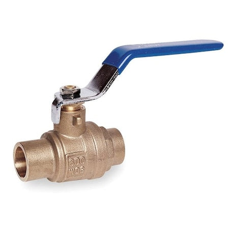 107-853 - Manual 2-Way Ball Valve,Sweat,Brass