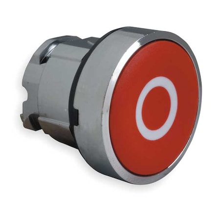 Schneider Electric ZB4BA432 - Push Button Operator, Flush, Momentary Action, Not Applicable Release, Non-Illuminated, Red