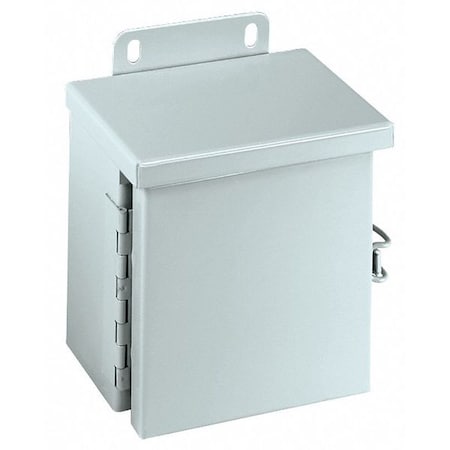 Wiegmann RHC080804 - Padlockable Hasp Electrical Enclosures, 8 in H, 4 in D, 8 in W, 3 R, Steel
