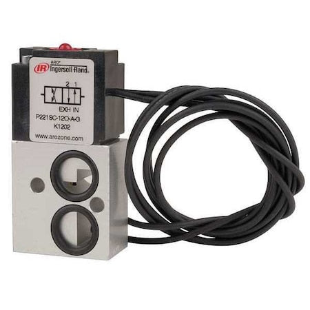 Aro P221SC-120-A - Solenoid Air Control Valve,1/8 In,120 VAC