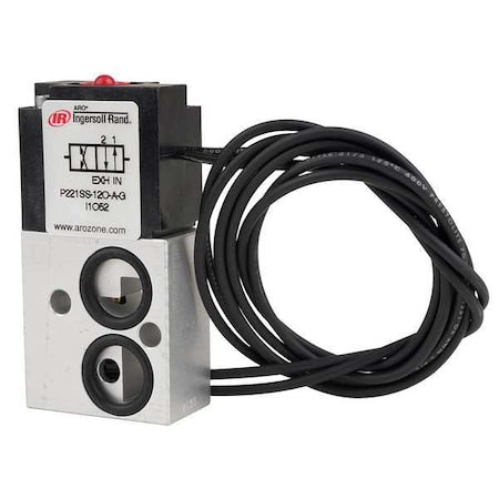 Aro P221SS-120-A - Solenoid Air Control Valve,1/8 In,120 VAC