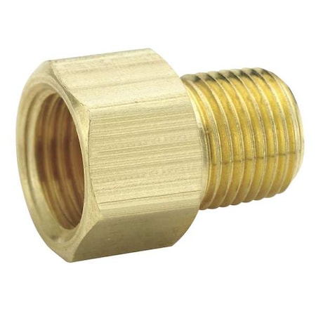 Parker 48IFHD-6-4 - Strt,Brass,"verted Flare3/8",MNPT1/4,PK10