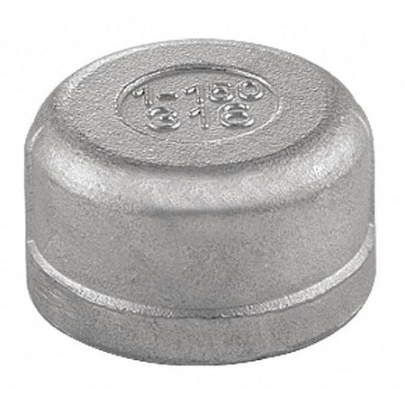 N/A 40RDC111N018 - Cap, Stainless Steel, Threaded 1/8 in
